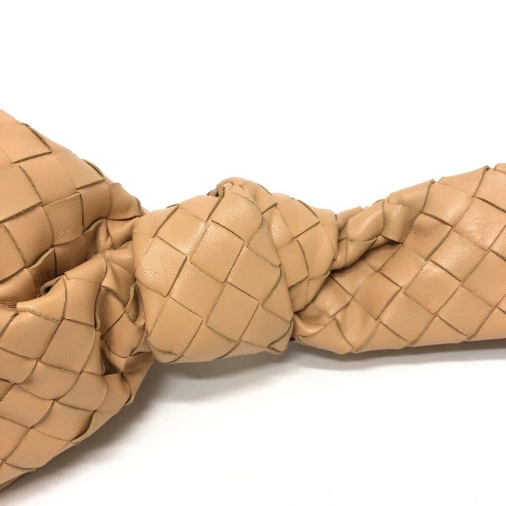 BOTTEGA VENETA 652001 Intrecciato Mini The Twist Handbag Beige/GoldHardware - Picture 6 of 11
